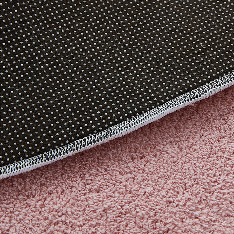 Ronde gewone shag tapijt polyester casual binnen tapijt niet-slip achterste ruggengiert tapijt voor woonkamer