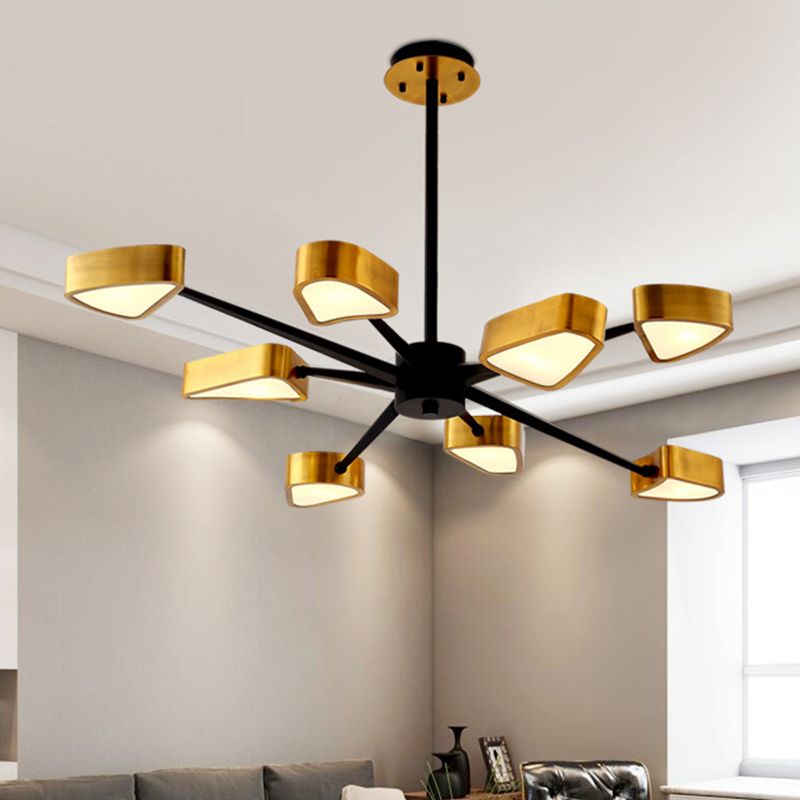 Lampadella in metallo lampadario della sala da pranzo postmoderno