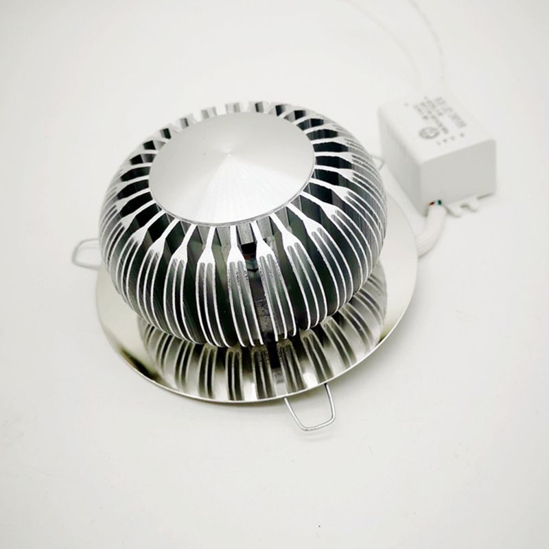 Modern Style LED Wall Lamp Sliver Metal Hollowed Out Sconce Lighting in RGB Color Light with Remote Control