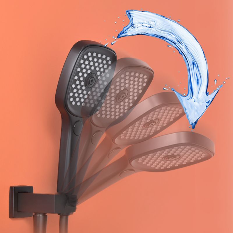 Modern Style Shower System Spot Resist Copper Wall Mounted Shower System