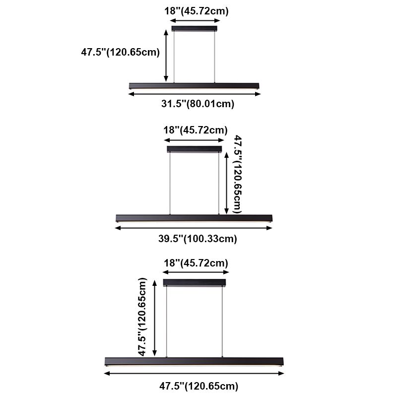 Modern Island Lighting Contemporary Ceiling Hanging Light Fixture for Drawing Room
