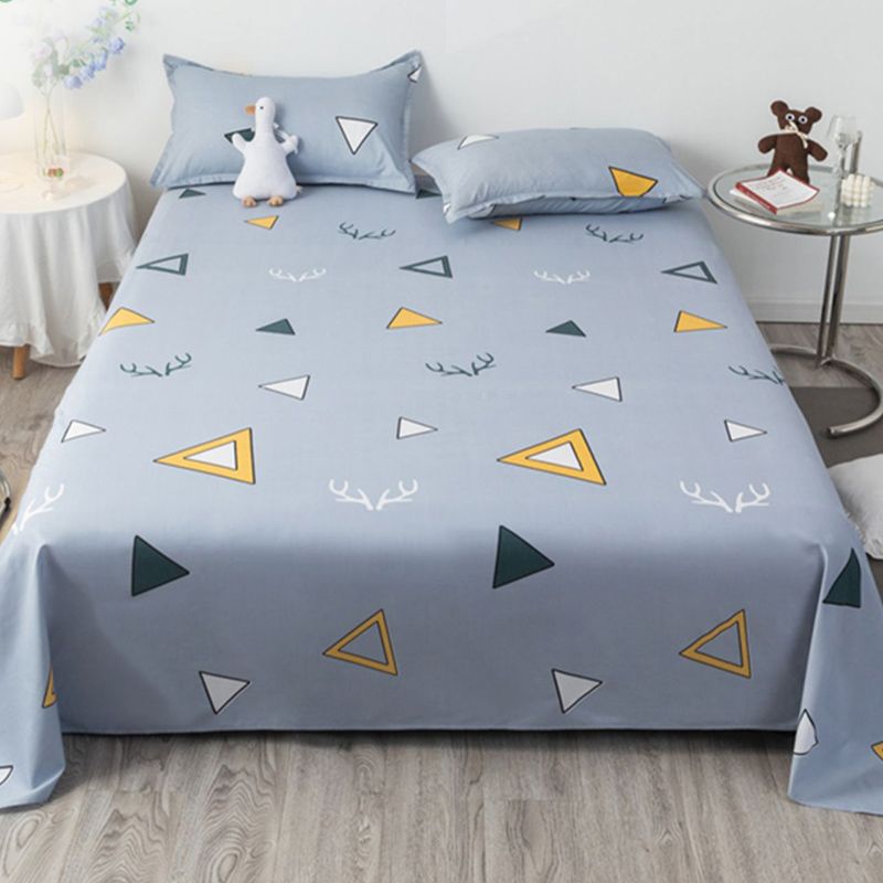 Cartoon Printed Bed Sheet Polyester Twill Non-Pilling Fade Resistant Sheet