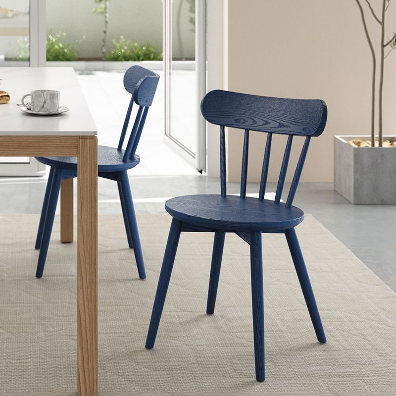 Contemporary Solid Wood Windsor Dining Chair for Dining Room