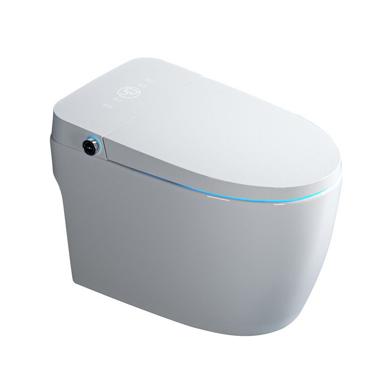 Modern One-Piece Flush Toilet Floor Mount Urine Toilet with Seat for Washroom