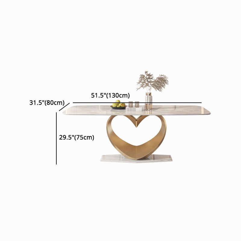 Glam 1/4/5/7 Pieces Dining Set Sintered Stone Dining Table Set for Dining Areas