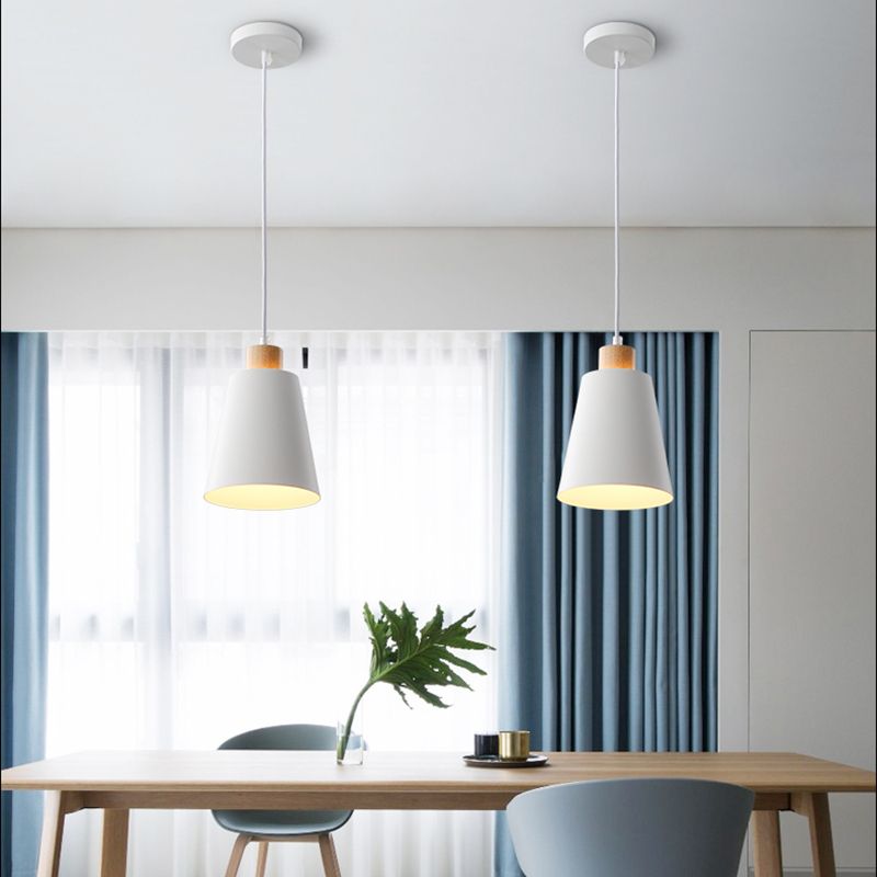 Multi Light Barrel suspendu pendant moderne Metal Metal Sanging Lighting pour le salon