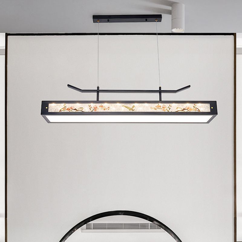 Acrylic Hanging Pendant Lights Modern Linear Hanging Lamps for Dining Room