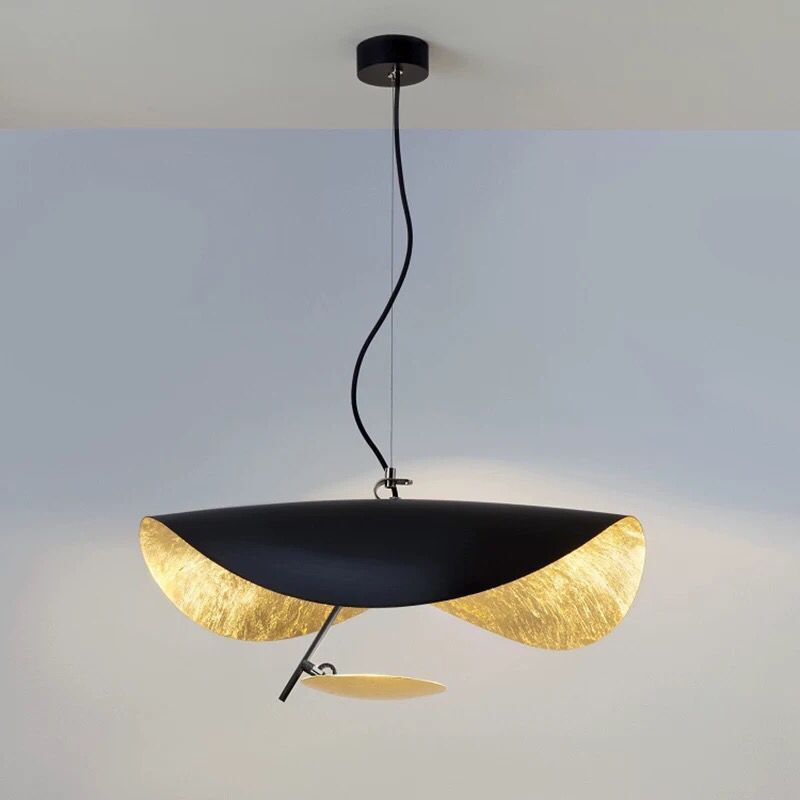 Metal Hat-Shape Chandelier Pendant Light Modern LED Chandelier Lamp for Dinning Room