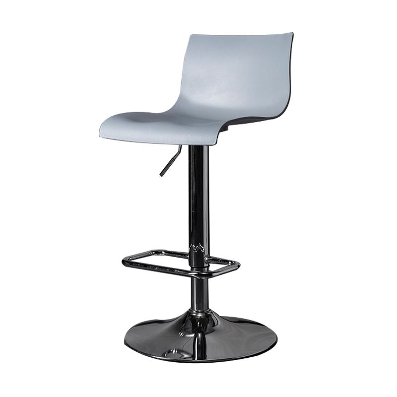 Conception sans bras de tabouret de bar pivotant de taille réglable de tabouret de bar de style industriel d'intérieur