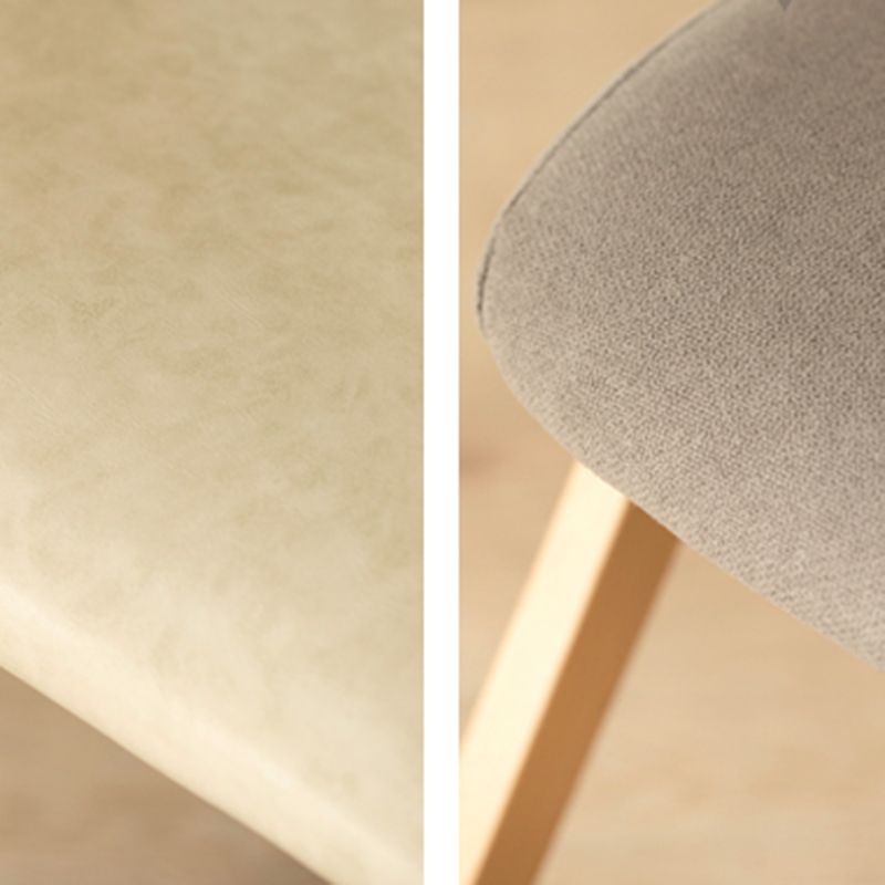 Chaise de salle à manger en bois de style nordique Open Danding Dining Side Claid pour Utilisation à domicile