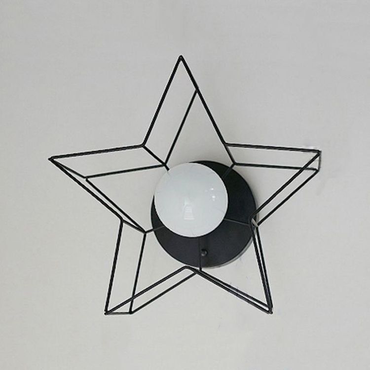 Metal Star Ceiling Light Fixture Minimalist Aisle Ceiling Mount Light Fixture