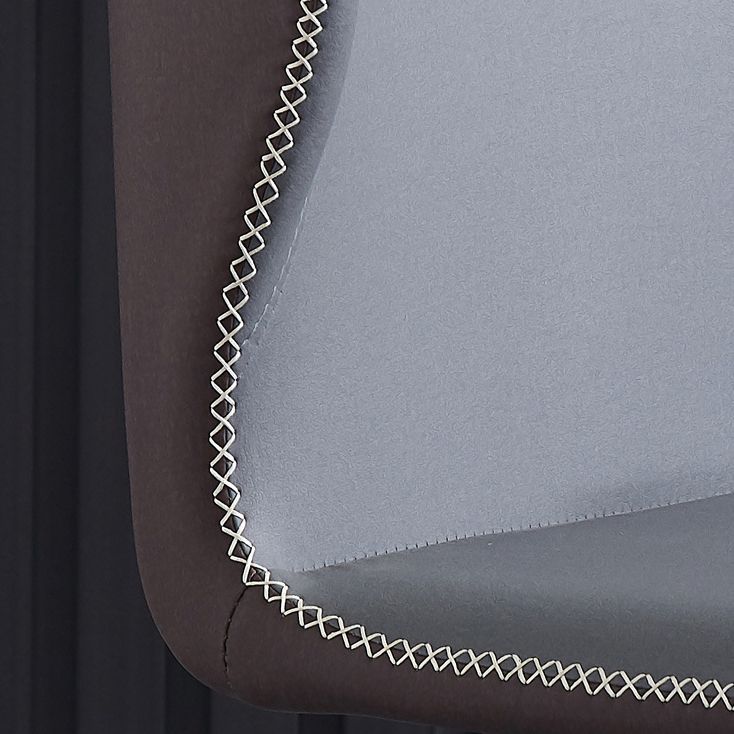 Contemporary Style Metal Chairs Wingback Side Kitchen Dining Room Chair