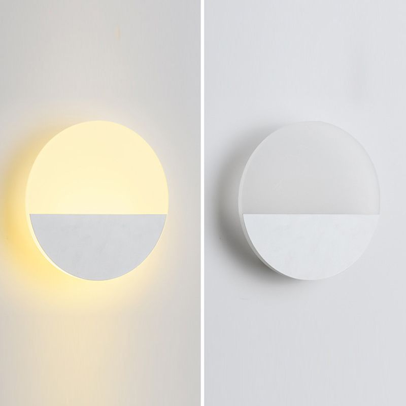 1 Light Geometric Wall Mounted Light Contemporary Acrylic Wall Lighting Fixtures