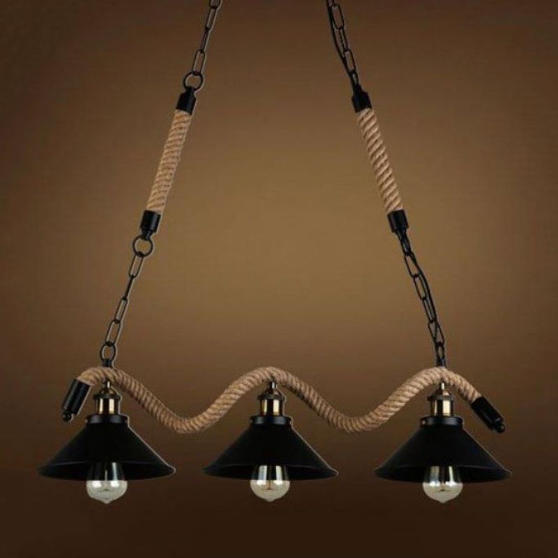 Industrial Hanging Ceiling Light Metal Pendant Lighting Fixtures for Living Room