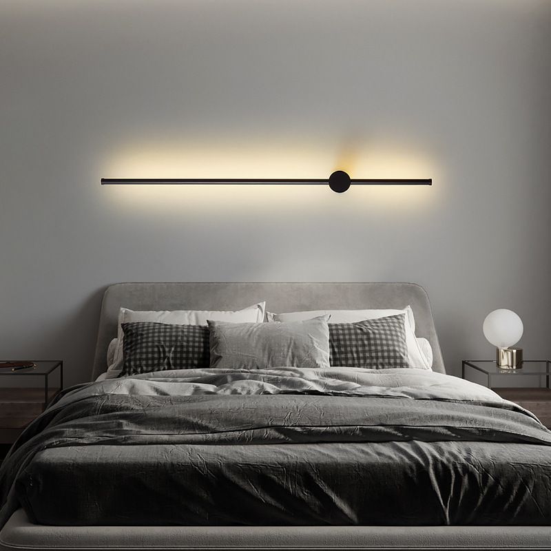 Lineare Wandbeleuchtung Merkmale moderner Metall 1 Lichtwandbeleuchtung