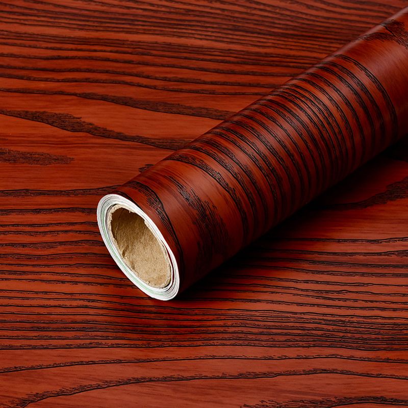 Multi-Color Reclaimed Wood Wallpaper Roll Peel and Stick Industrial Living Room Wall Art