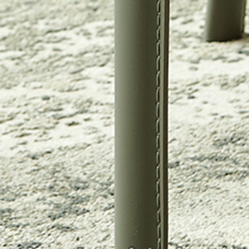 Modern Style Upholstered Dining Chair Faux Leather Dining Armchair