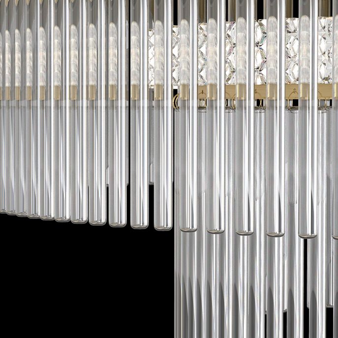 Estilo moderno accesorio de iluminación colgante araña doméstica para sala de estar