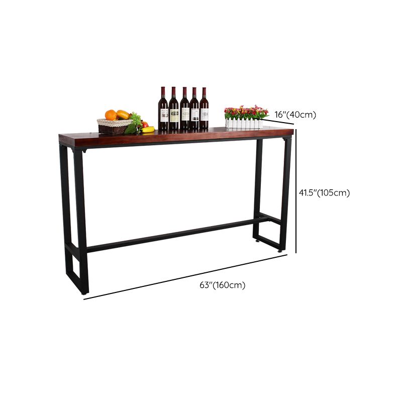 1/3/4 Pieces Table and Stool Set Solid Wood Counter Height Set