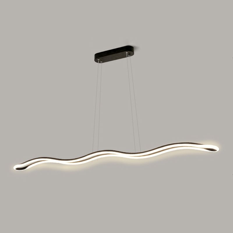 Modern de comedor de estilo Lámparas de lámparas de la isla de la isla de iluminación LED para cocina