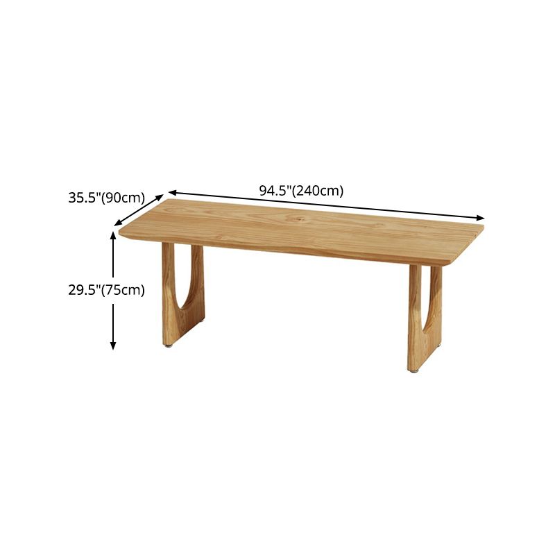 Modern 1/2/4/5/6/7 Pieces Dining Set Rectangle Dining Table Set with Wood Chairs