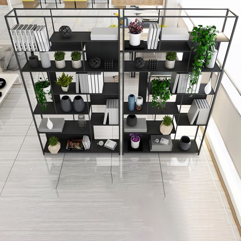 Industrial Open Rectangle Storage Bookshelf Home Office Etagere Bookcase