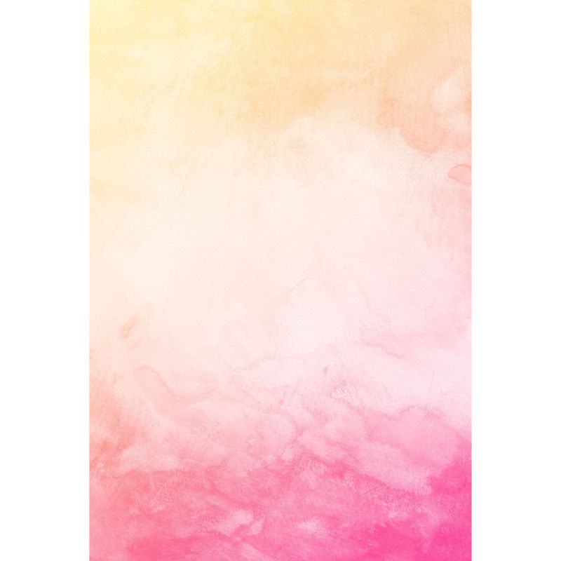 Pink Ombre Print Wall Mural Stain Resistant Wall Decoration for Bedroom, Made to Measure