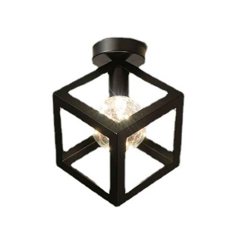 Industriële spoelverlichtingsarmaturen Geometrische metalen 1 lichtspoelmontagelampen