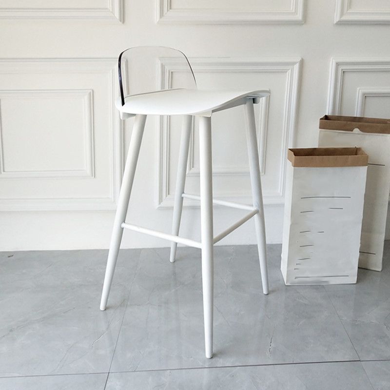 Taburete de bar de estilo escandinavo con asiento cuadrado para barra de cocina