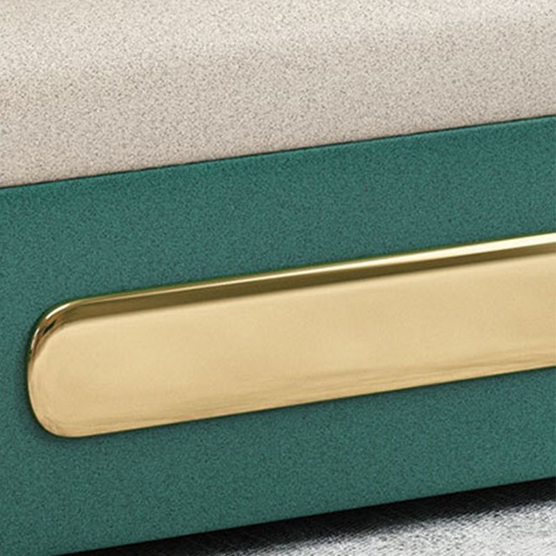 30.70" Wide Sofa Bed Faux leather Sleeper Sofa with Upholstered and Storage Box