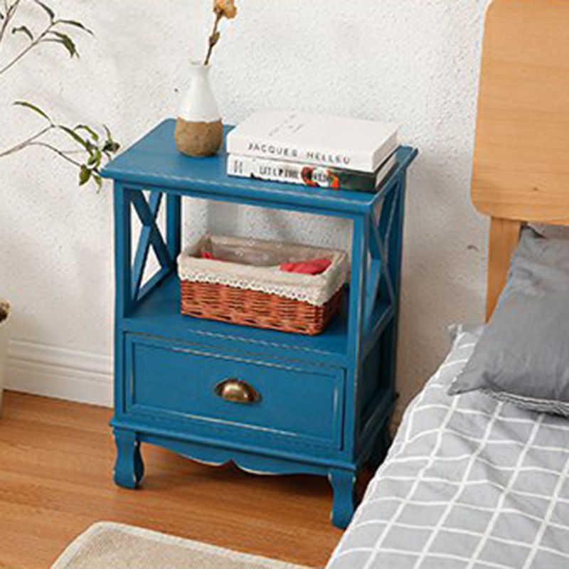 Coastal Storage Chest Solid Wood Dresser with 1/2/3/4 Drawers , 11.7 Inch Width