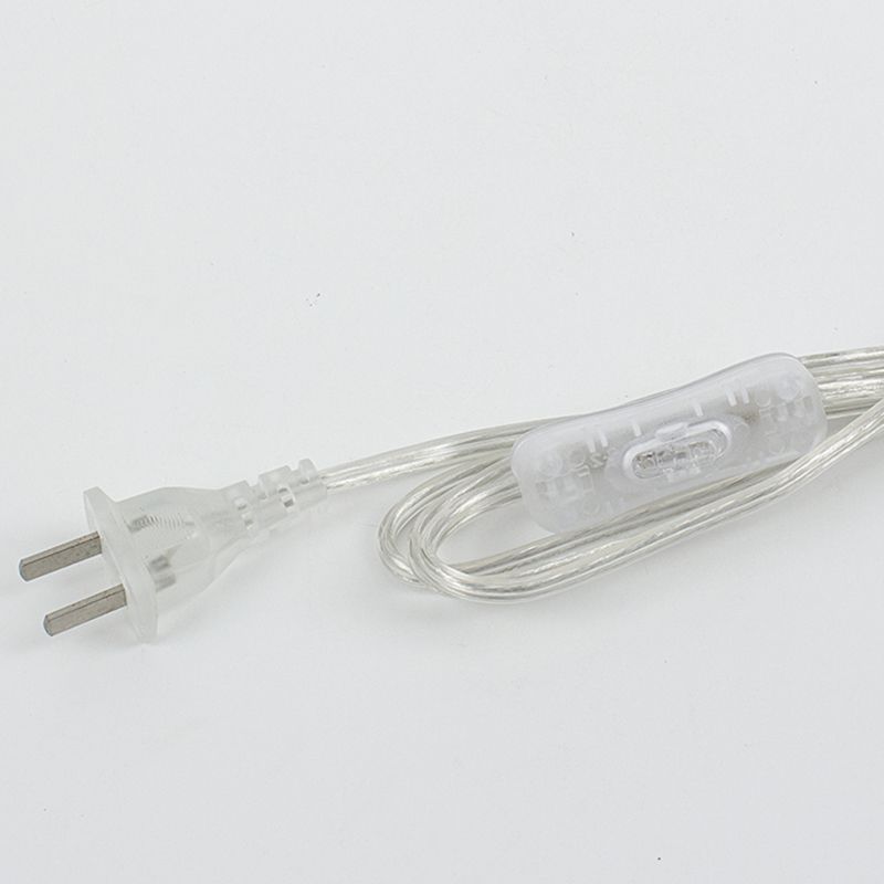 Lampe de table linéaire lampe moderne de style en métal unique de table lumineuse en argent en argent