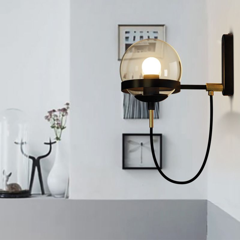 Moderne transparante glazen wandwand Slaapkamer Studiezaal Leesverlichting leesverlichting