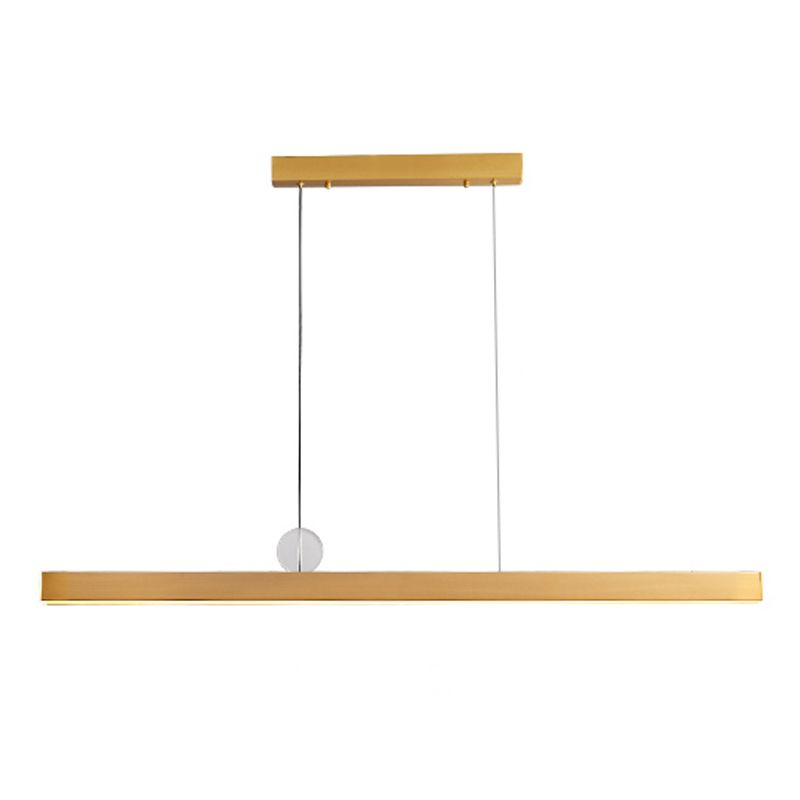 Zeitgenössische Küche Anhänger linear linearinselbeleuchtung Metall 1 Licht