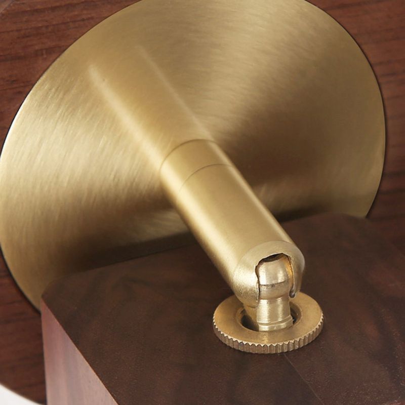 Nordic Style Wooden Wall Light Rectangle Shape Wall Lamp for Living Room