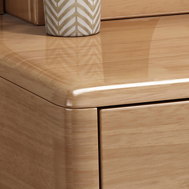 Make-up Vanity Standing Solid Wood 5 Storage Drawers Contemporary