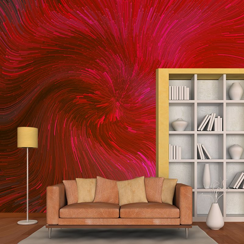 Customized Color Abstract Wall Mural Mildew Resistant Wallpaper for Dining Room