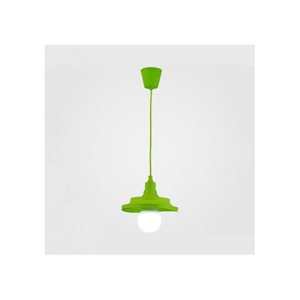 Silice Gel Babel Pendant Light Modern 1 Light Pliage Pliage Lampe suspendue en multiples couleurs