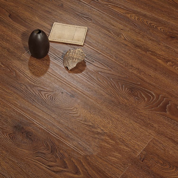 Brown Laminate Flooring Scratch Resistant Natural Oak Laminate with Click Lock
