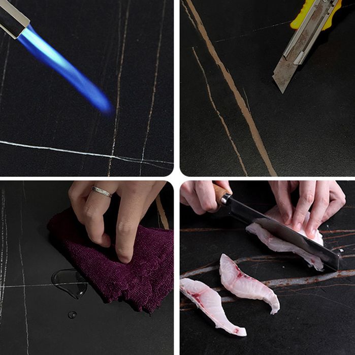 Modern 1/5/6/7 Pieces Dining Set Rectangle Stone Dining Table for Dining Room Kitchen