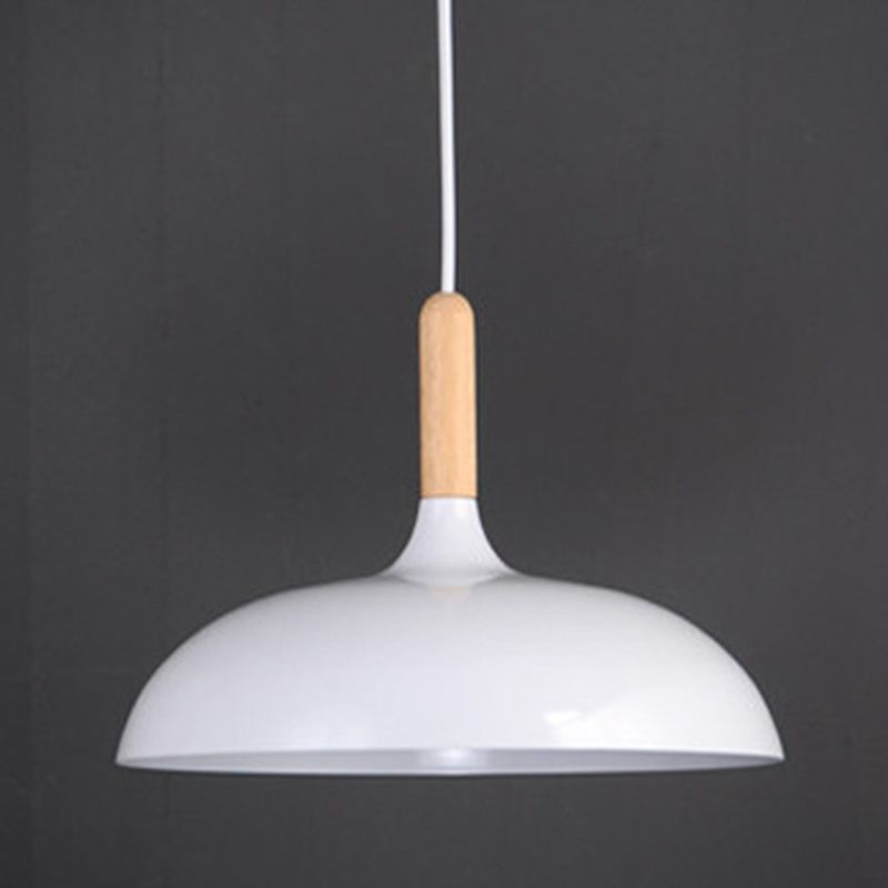 Circle Pendant Lighting Fixture Minimalist Metal Down Lighting Pendant for Bedroom