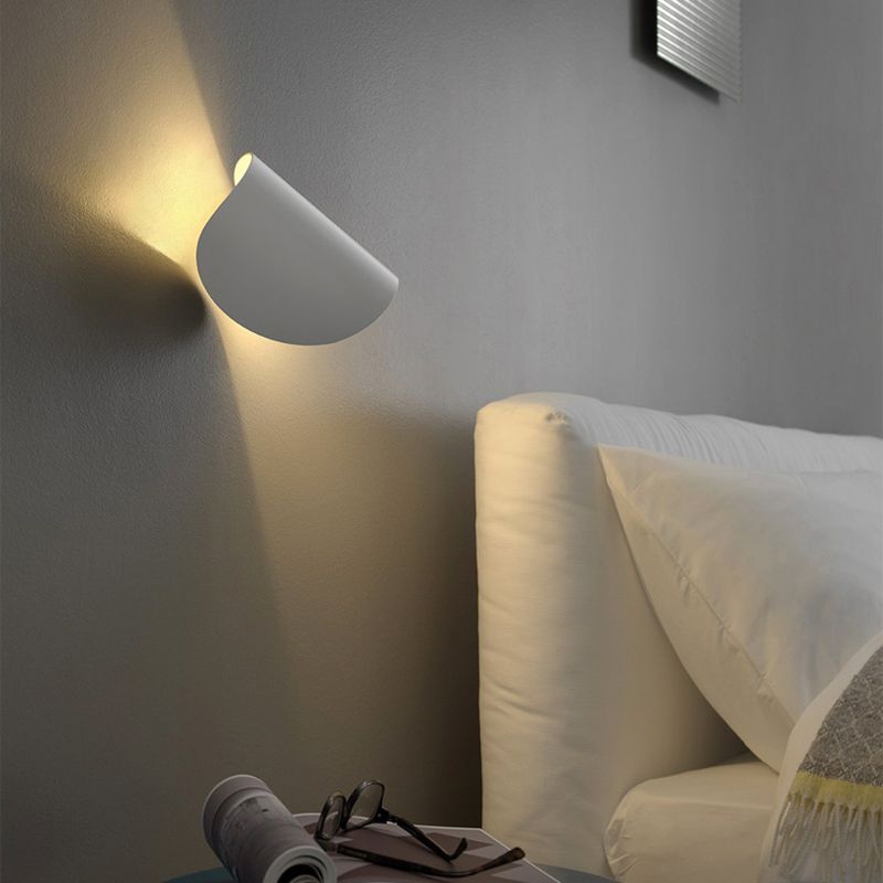 Modern Colorful Wall Mount Lighting Minimalist Metallic LED Wall Sconce