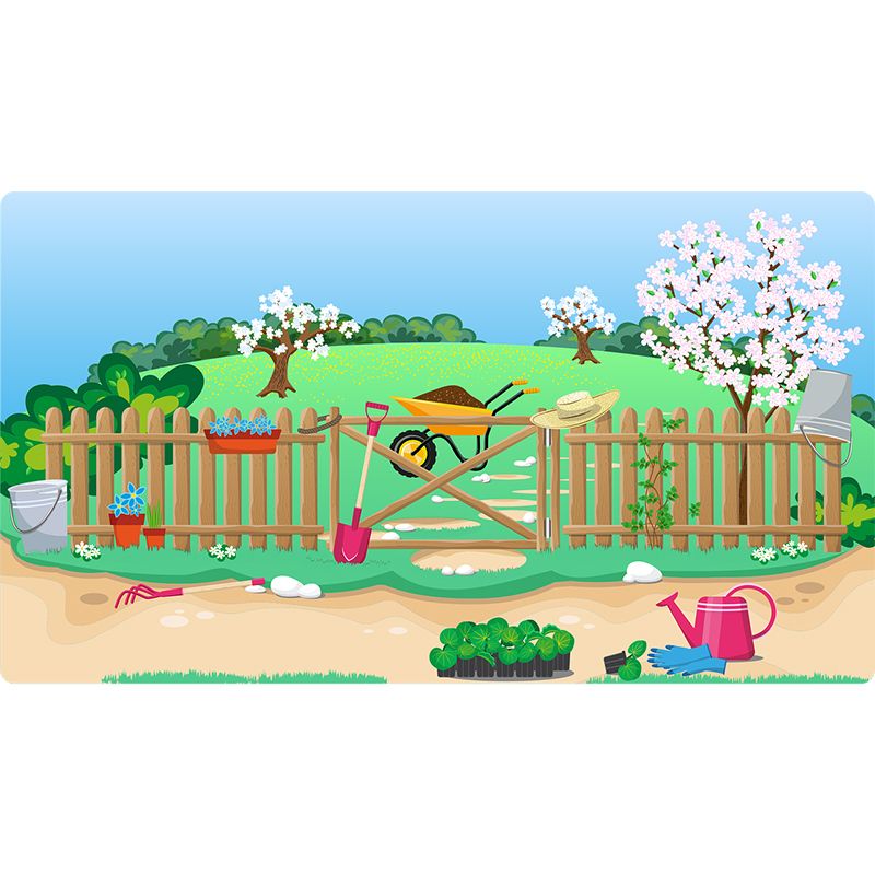 Abstract Country Style Pattern Mural Horizontal Antifouling for Wall Decoration