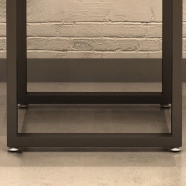 Industrial Square Dining Room Table Solid Wood Dining Site Table