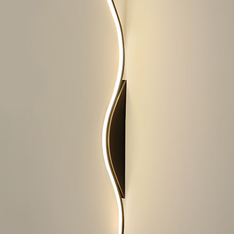 Single White/Black Wall Mounted Sconce LED Unique Wall Light for Dining Room