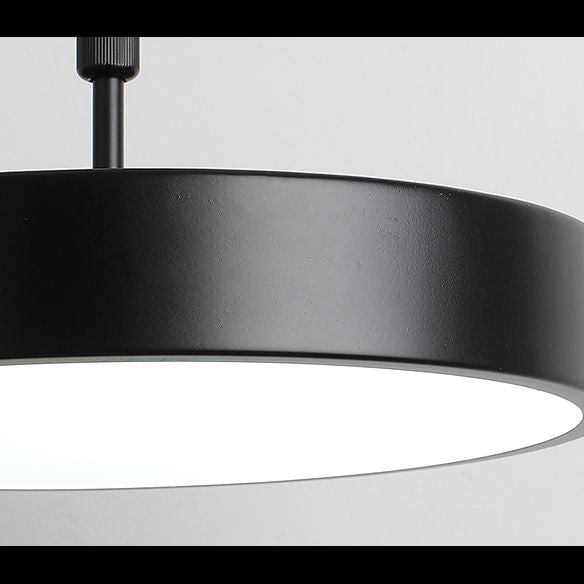 Circolare Flush Monte Light Fixtures Moderno Acrilico Flush Light