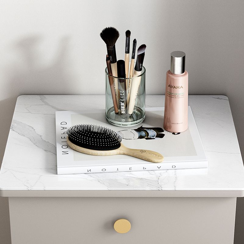 15.6-inch Width Storage Chest Dresser Glam Storage Chest with 3 Drawers