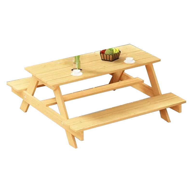 Contemporary Rectangle Patio Table Water Resistant Coffee Table