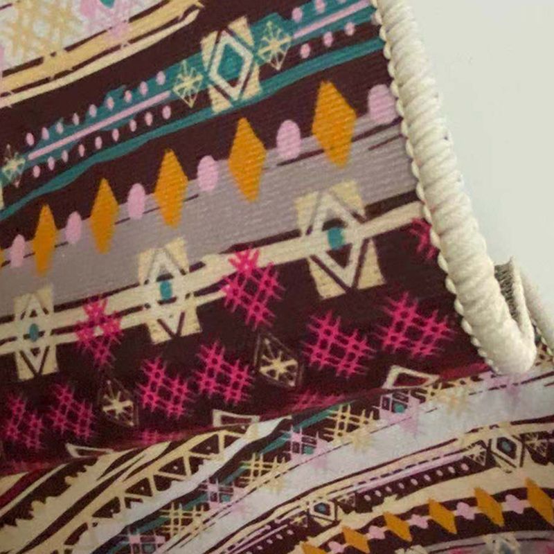 Abstract Watercolor Printed Rug Luxury Polyester Area Carpet Anti-Slip Backing Rug for Living Room