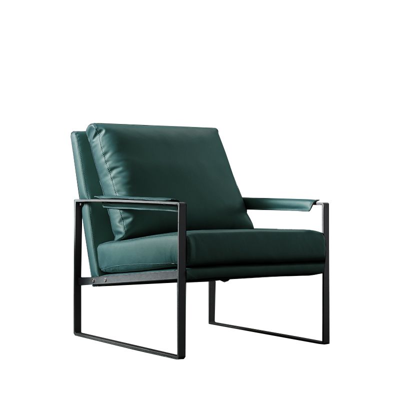 27.56"L x 28.35"W x 29.53"H Contemporary Cushion Back Pillow Top Arms Chair